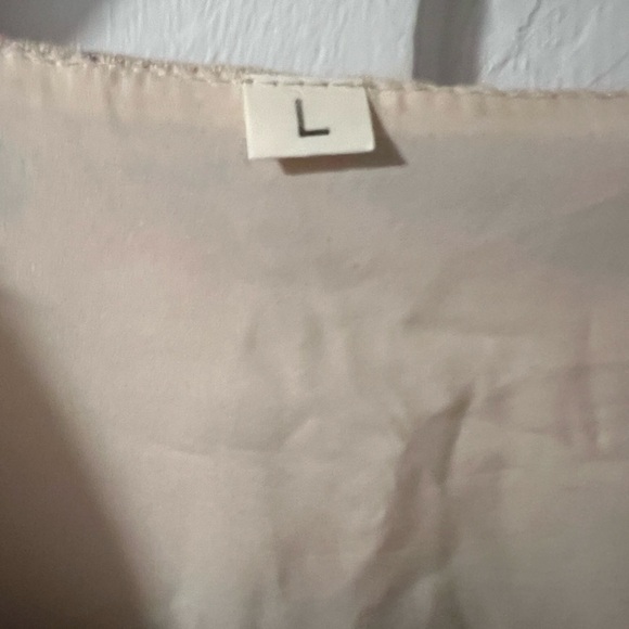 Embroidered Floral Cotton Vest in Cream and Pink - Picture 2 of 6